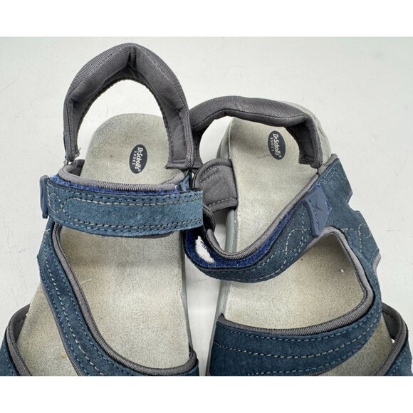 Dr. Scholls Women's Adelle Sandals Size 10M Navy Suede Comfort Casual Strappy - Picture 6 of 12